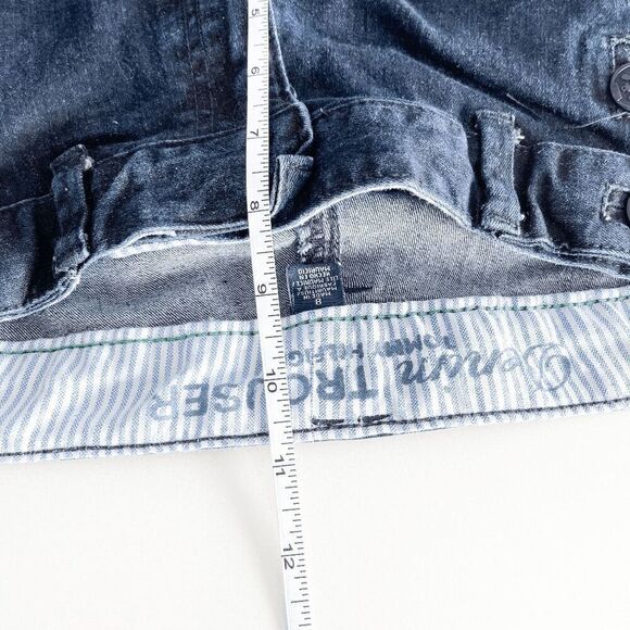 Tommy Hilfiger Women's Sailor Button Accent Four Pockets Denim Trouser Blue Sz 8 - Picture 7 of 7